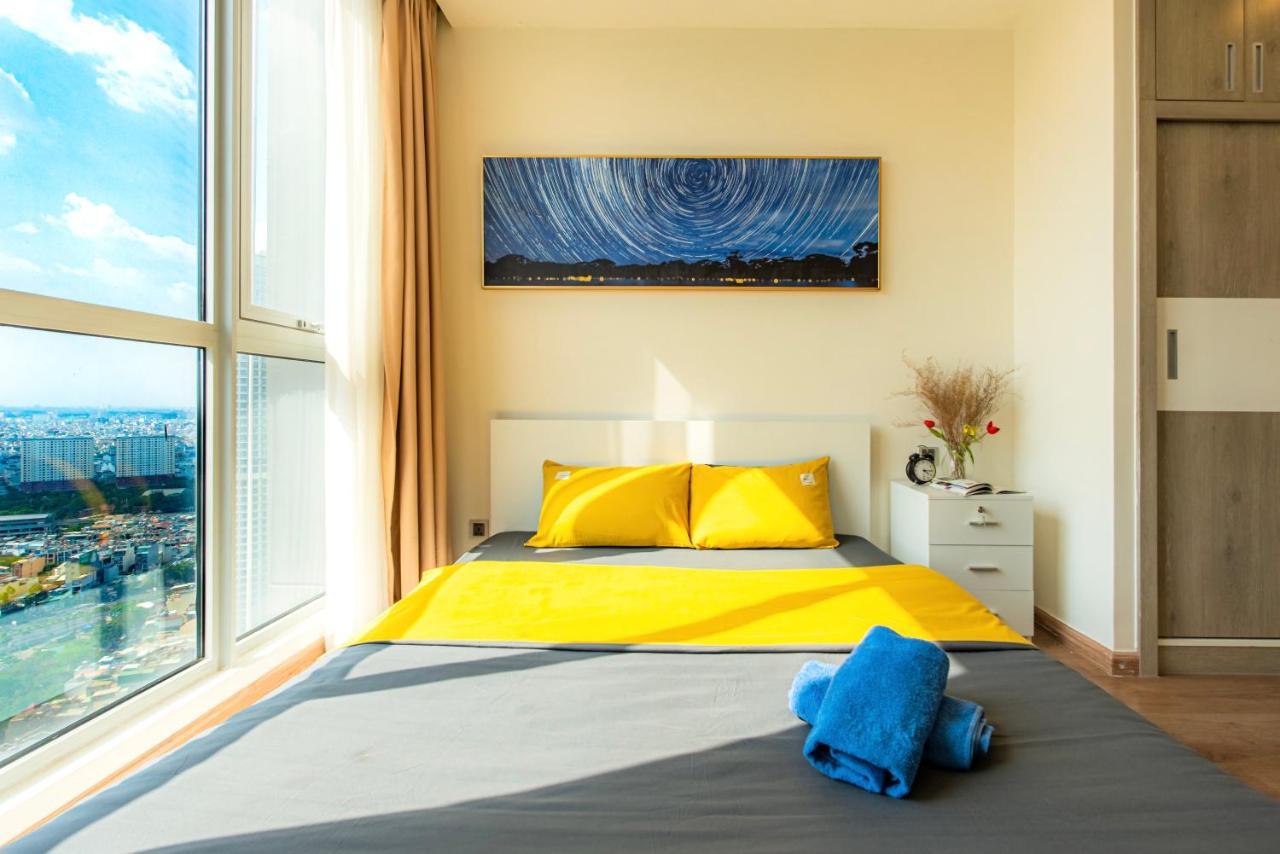 Mott Haven Apart - Vinhomes Central Park, Landmark 81 Area & Ice Rink 호치민 외부 사진