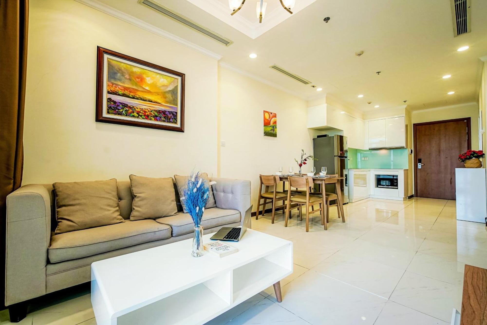 Mott Haven Apart - Vinhomes Central Park, Landmark 81 Area & Ice Rink 호치민 외부 사진