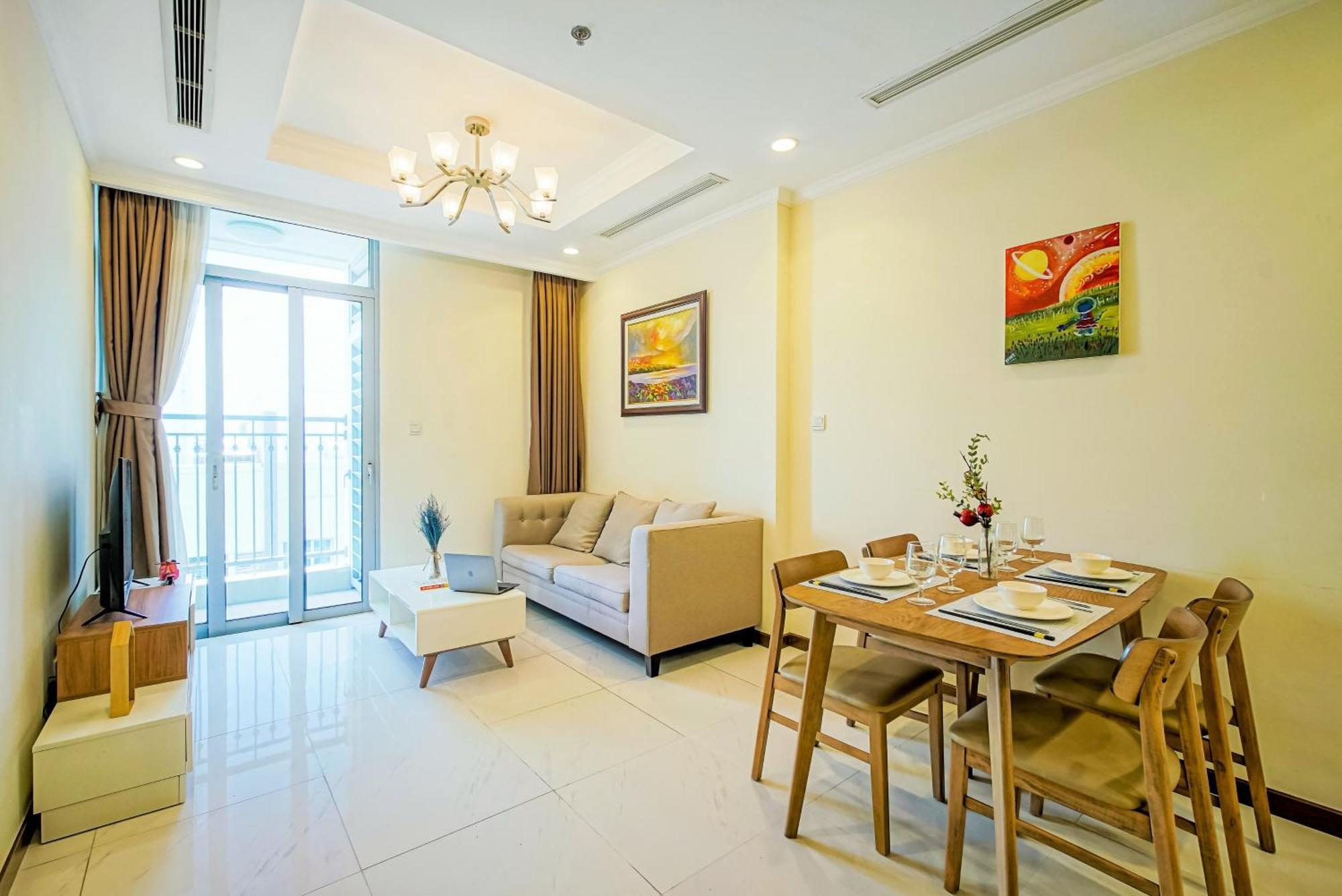 Mott Haven Apart - Vinhomes Central Park, Landmark 81 Area & Ice Rink 호치민 외부 사진